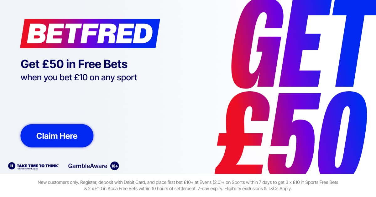 Betfred Sign Up Offer: £50 Free Bets for Chelsea vs Leeds 26/04/2026