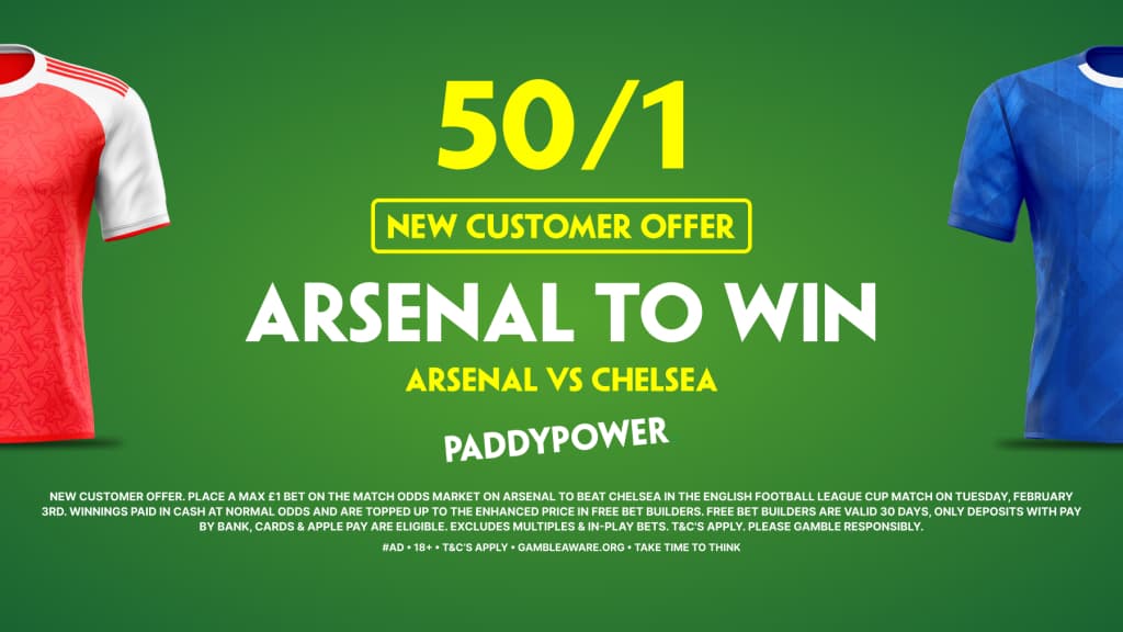 Arsenal vs Chelsea Paddy Power