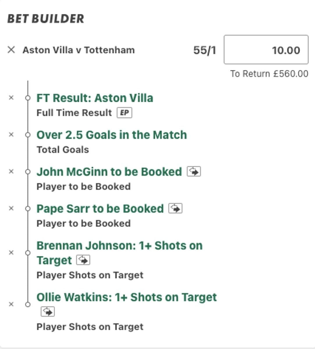 Villa vs Spurs