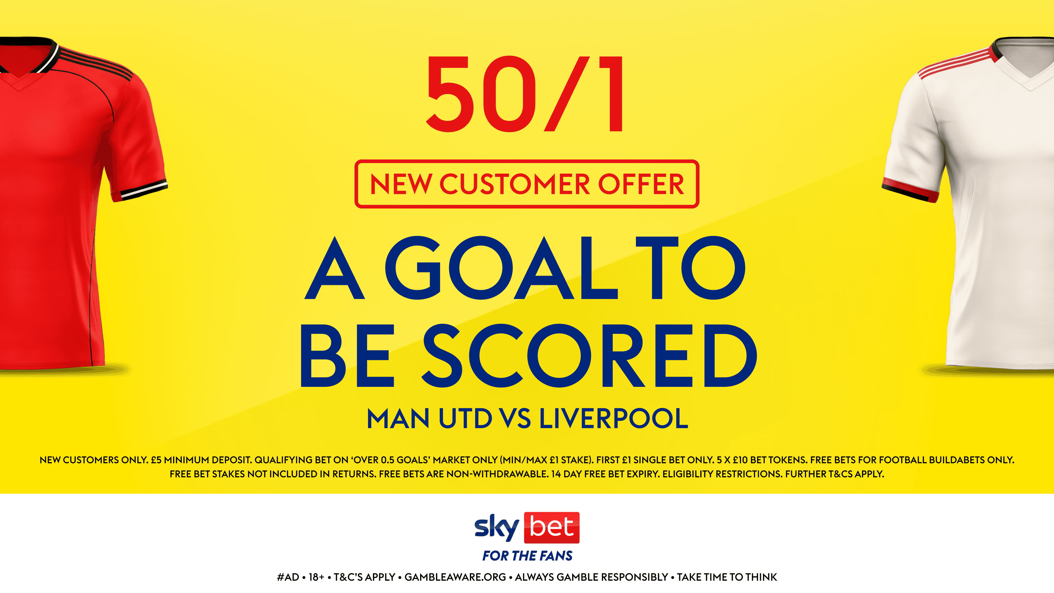 A Goal to be Scored in Man United vs Liverpool 50/1! Sky Bet Offer 03/05/2026