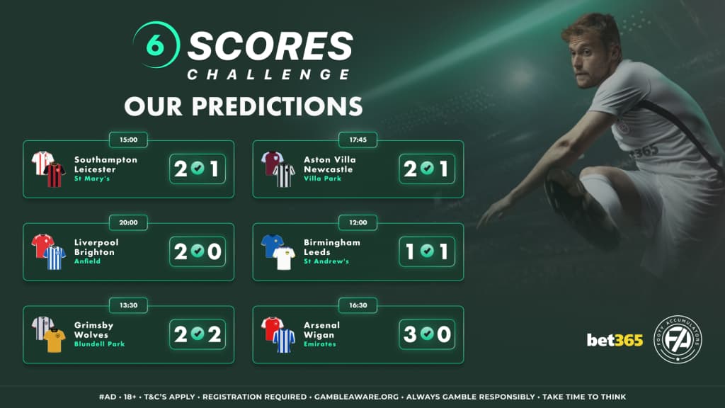 6 Scores Predictions