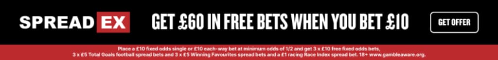 Spreadex Offer Banner