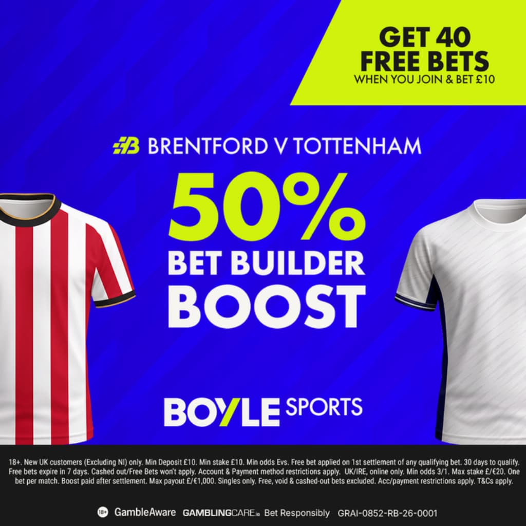 Brentford-Spurs Boyles 50%