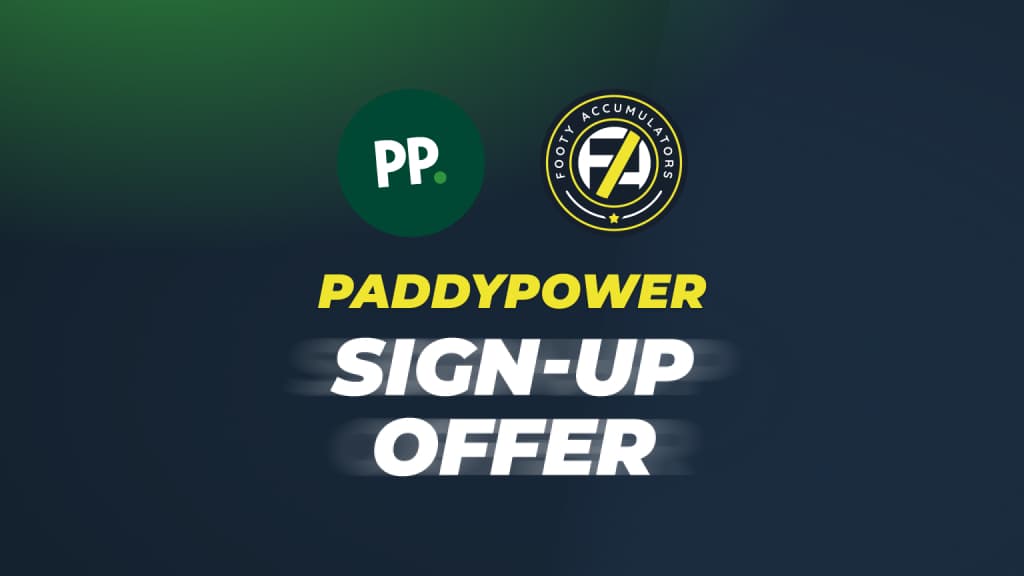 Paddy Power Sign up Offer Graphic