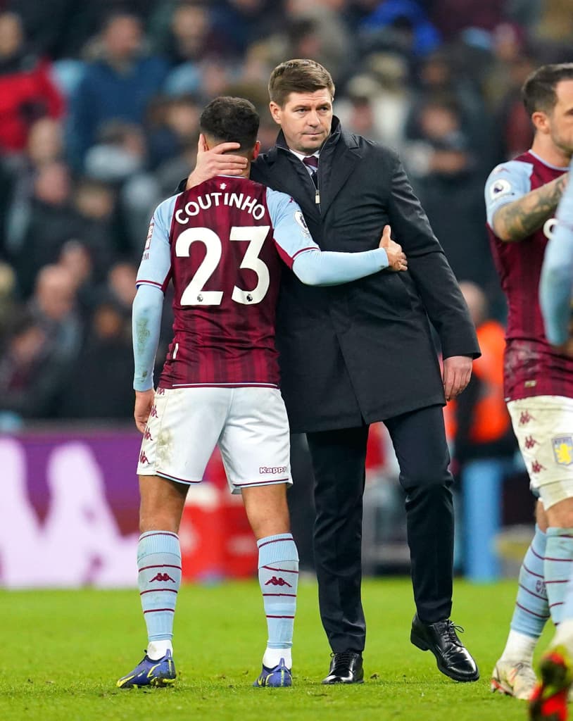 Gerrard, Coutinho, Aston Villa