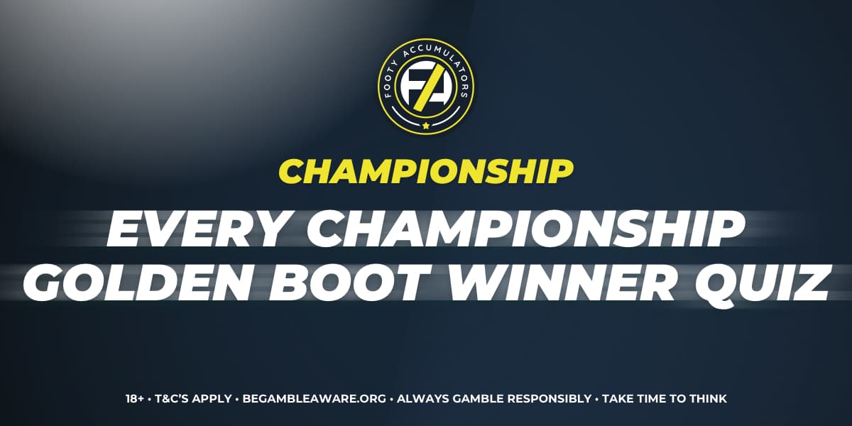 Championship Golden Boot Quiz