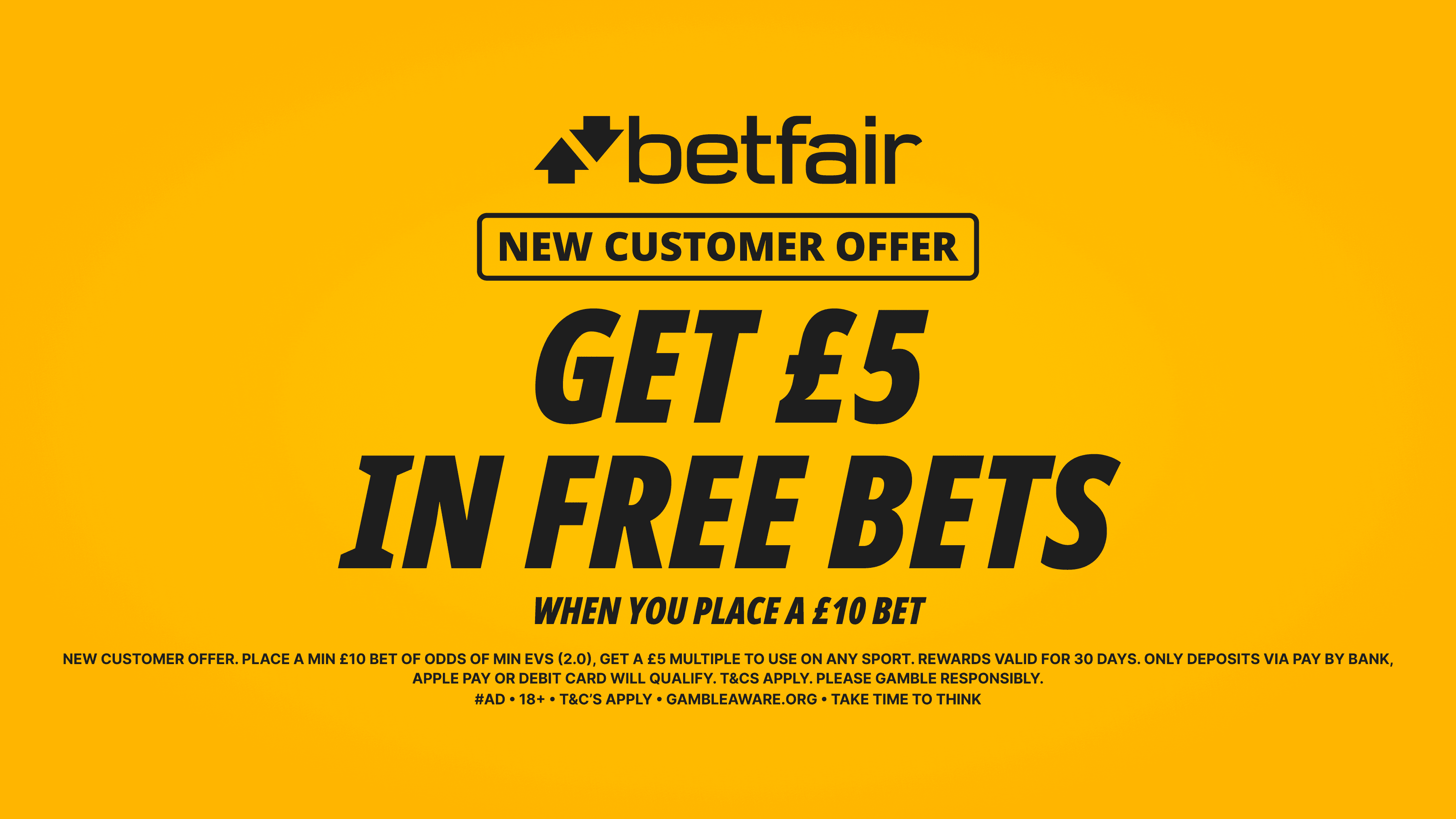 Bet £10 & Get £5 in Free Bets on Accas, Bet Builders or Multis with Betfair 29/07/2026