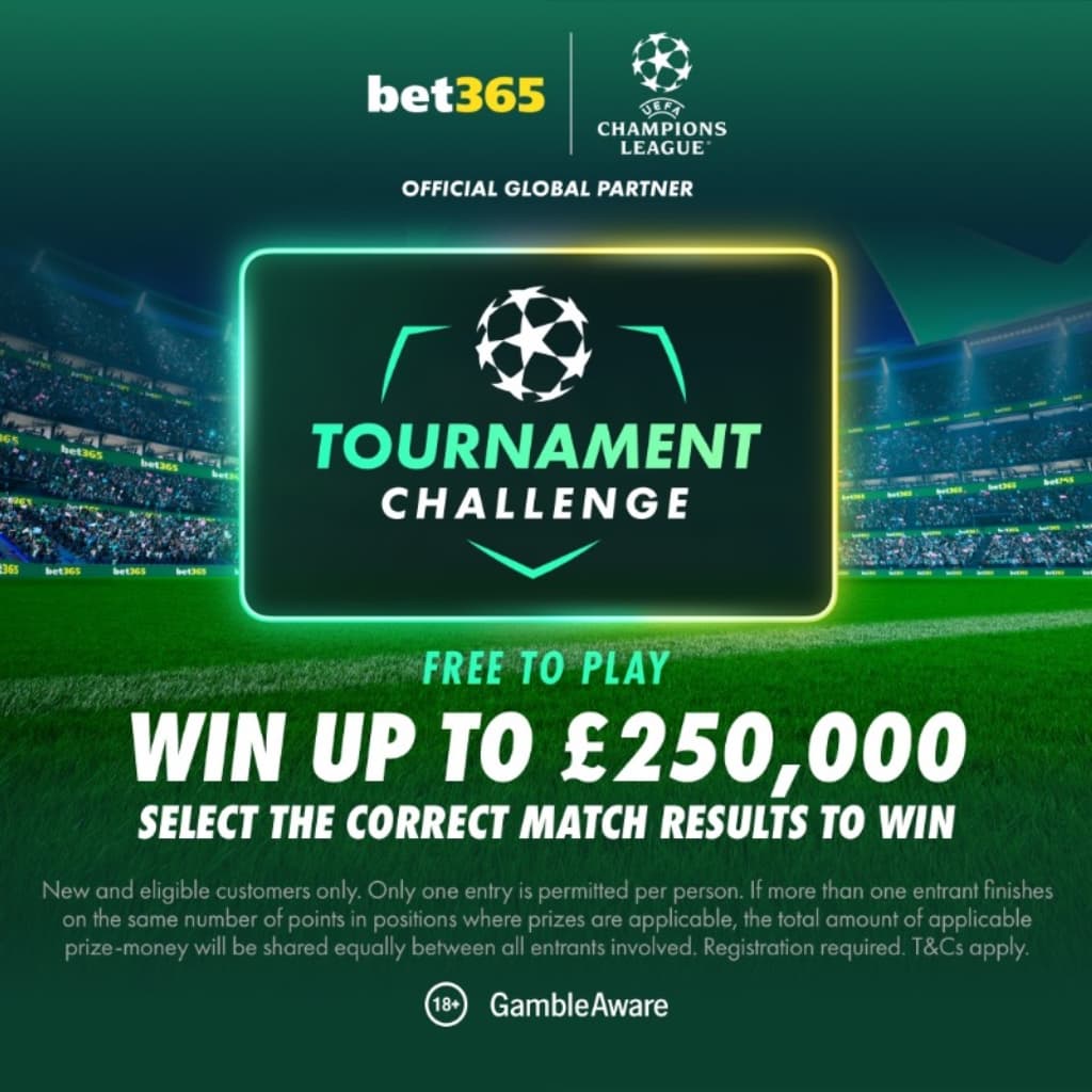 bet365 tournament challenge 