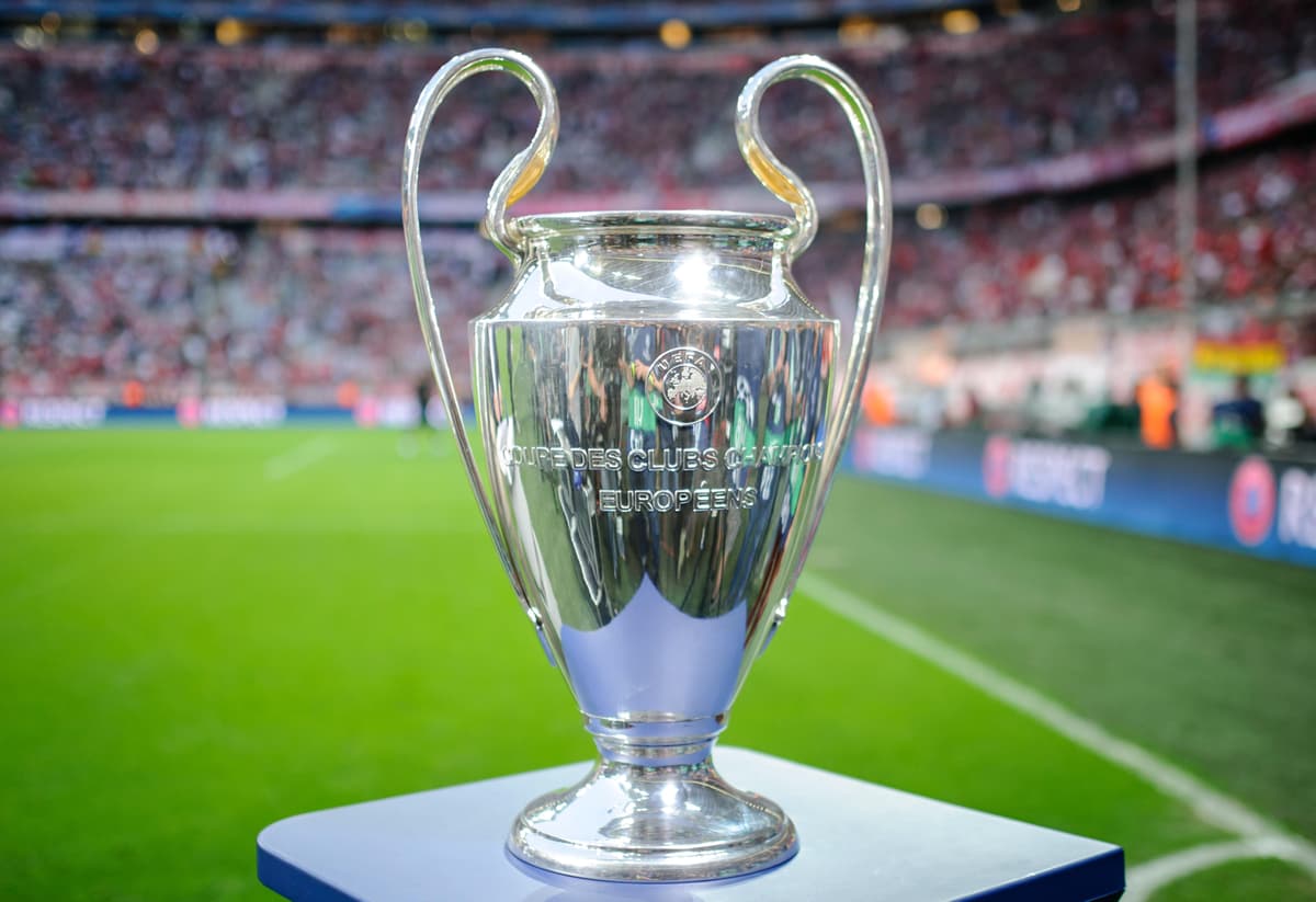 The UEFA Champions League trophy