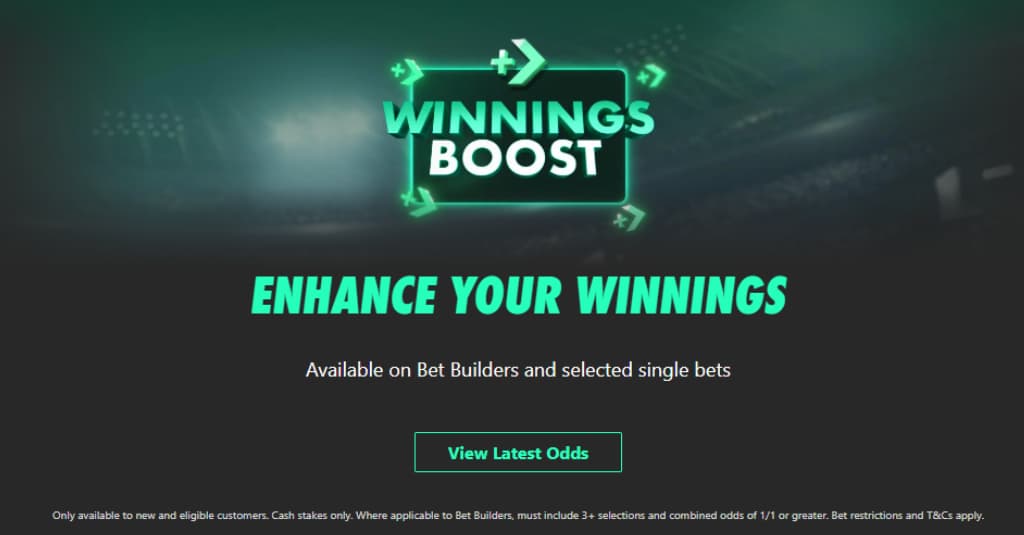 bet365 enhance your winnings