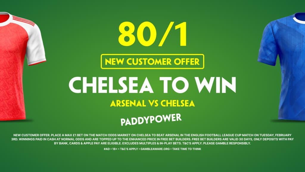 Arsenal vs Chelsea Paddy Power