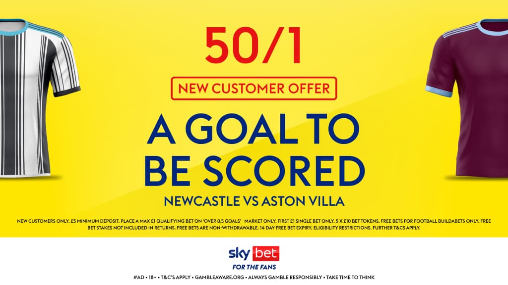 Sky Bet Offer NEW vs AVL