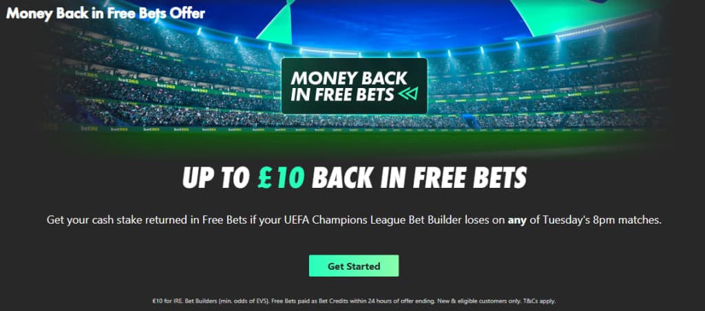 money back in free bets