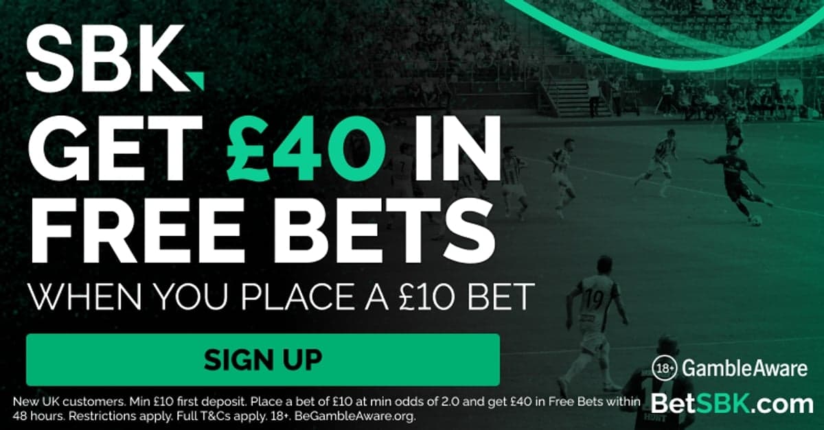 SBK £40 Free Bets Offer