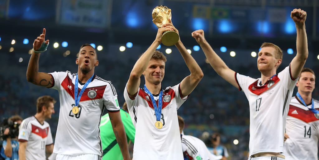 Thomas Muller Jerome Boateng Germany World Cup