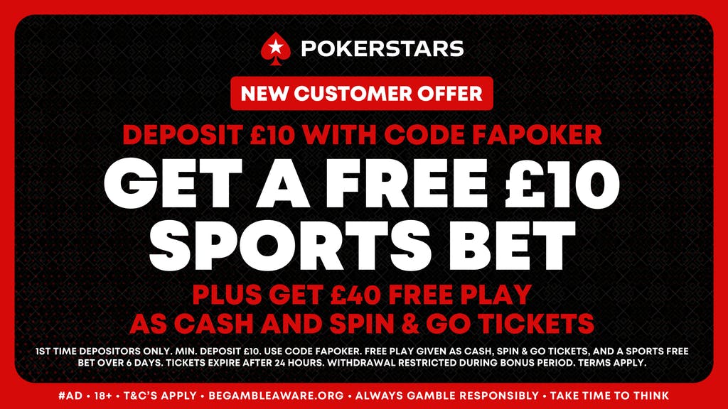 pokerstars new sign up offer free sports bet